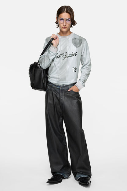 Logo sports jersey top - Grey