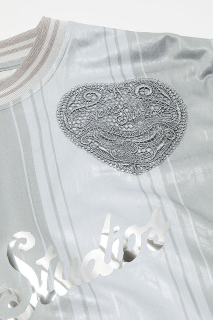 Logo sports jersey top - Grey