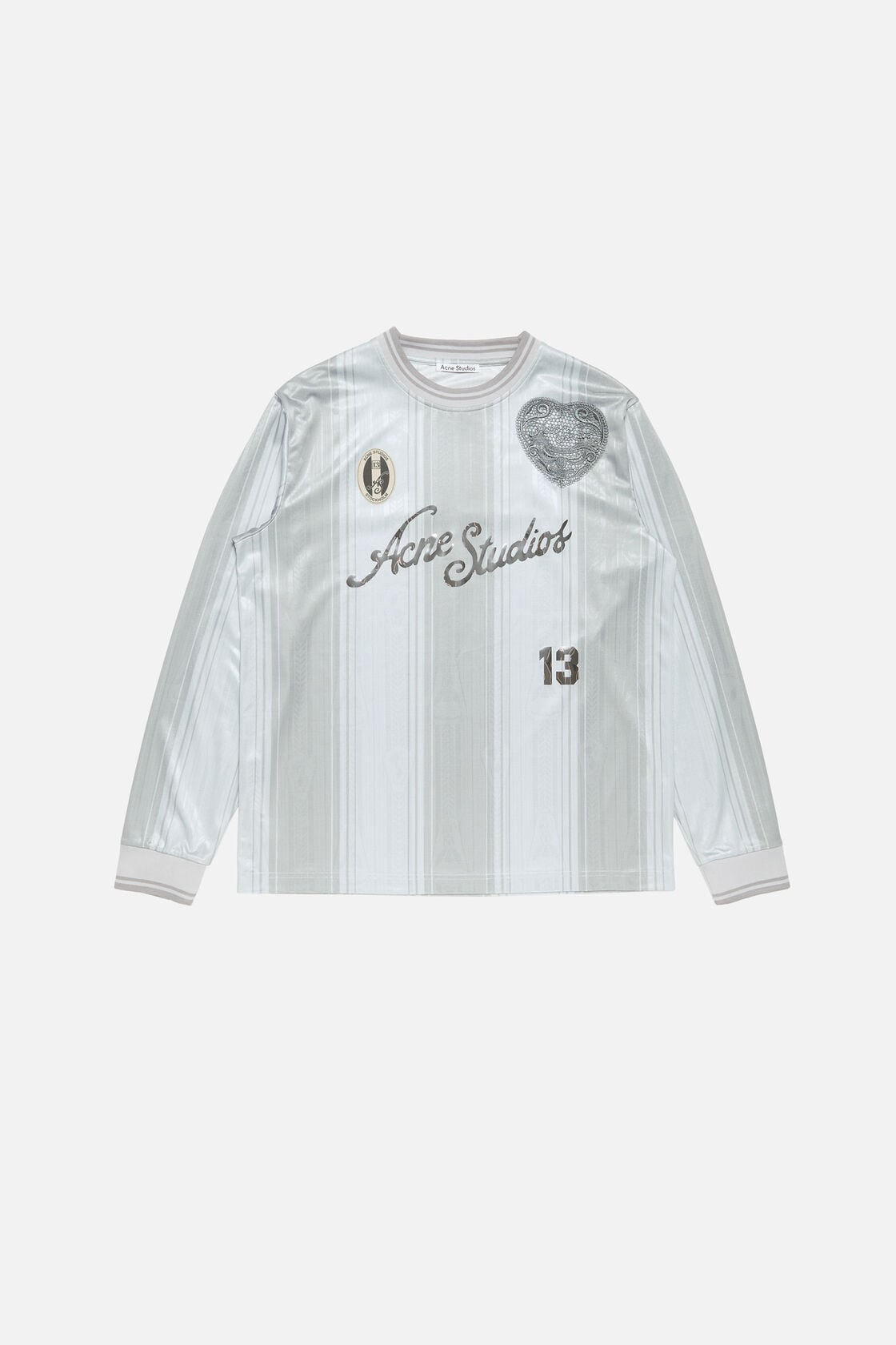 Logo sports jersey top - Grey
