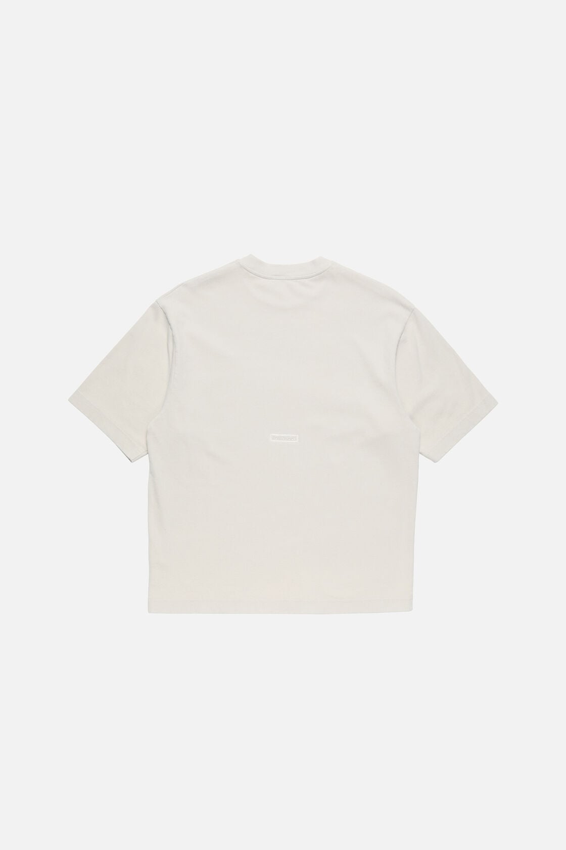Rubber logo t-shirt - Light taupe