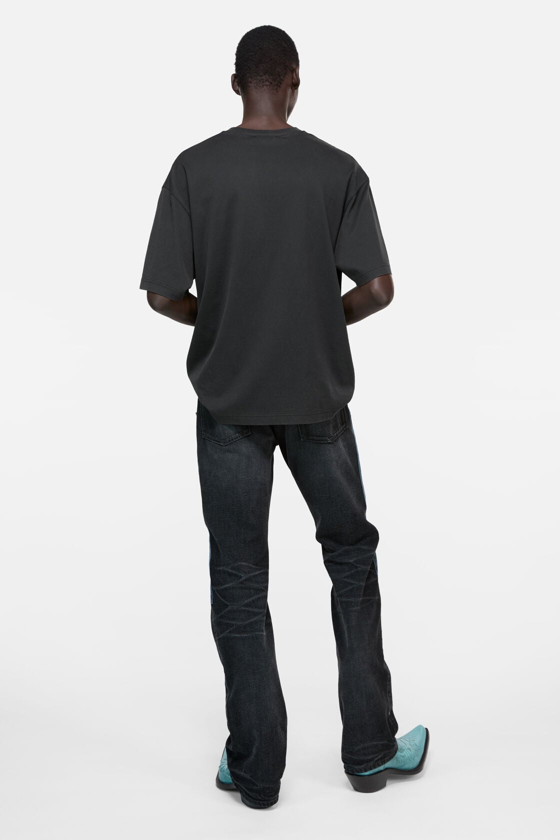 Logo t-shirt - relaxed fit - Faded black