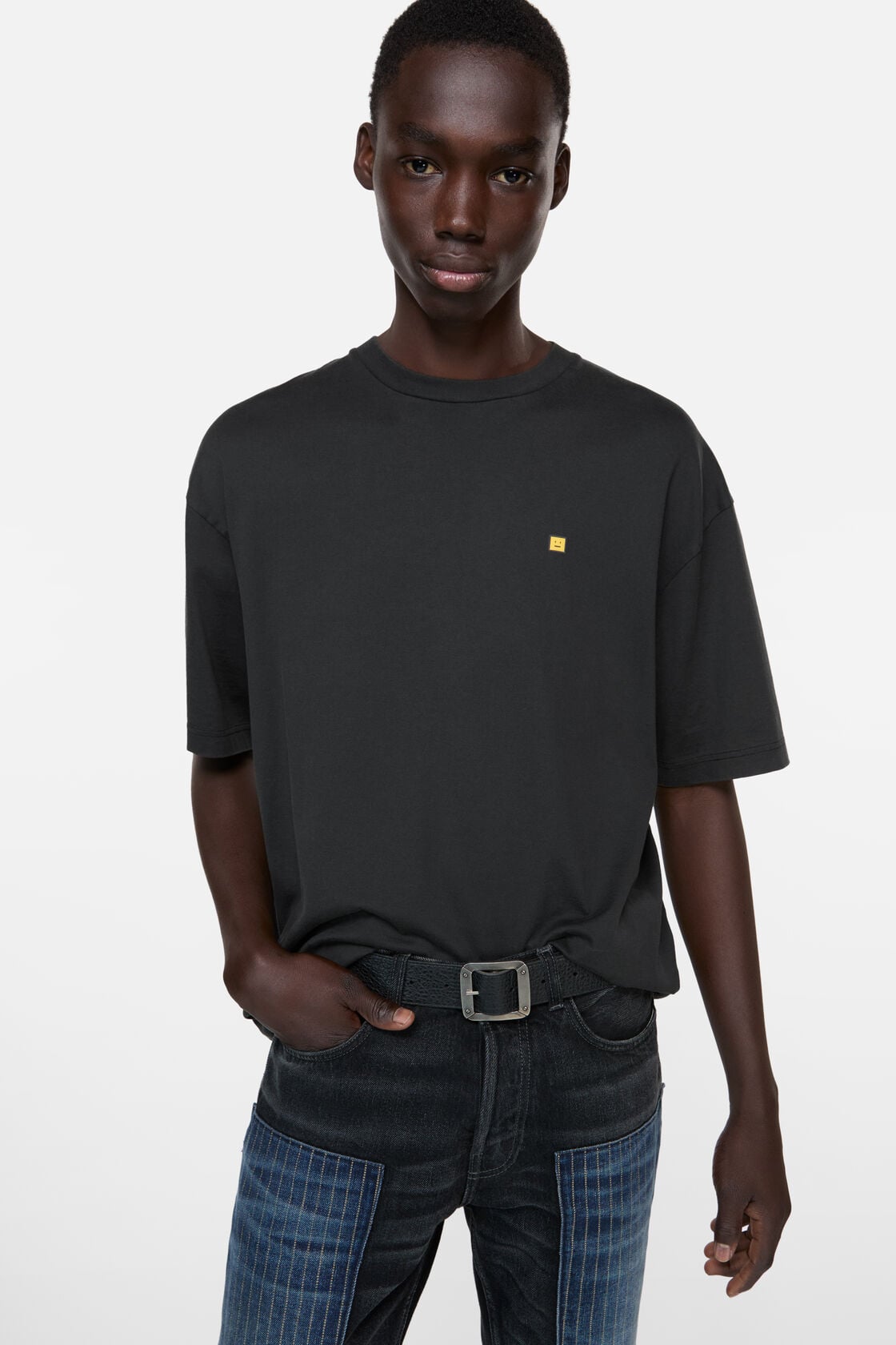 Logo t-shirt - relaxed fit - Faded black