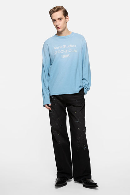 Sprayed 1996 logo t-shirt - Cornflower blue