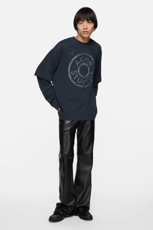 Layered logo t-shirt - Dark navy