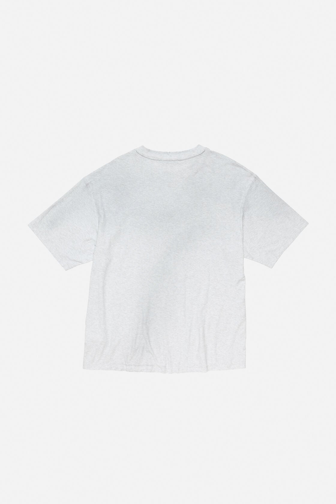 Sprayed logo t-shirt - Pale Grey Melange