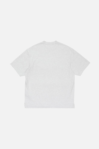Logo t-shirt - Relaxed fit - Pale Grey Melange