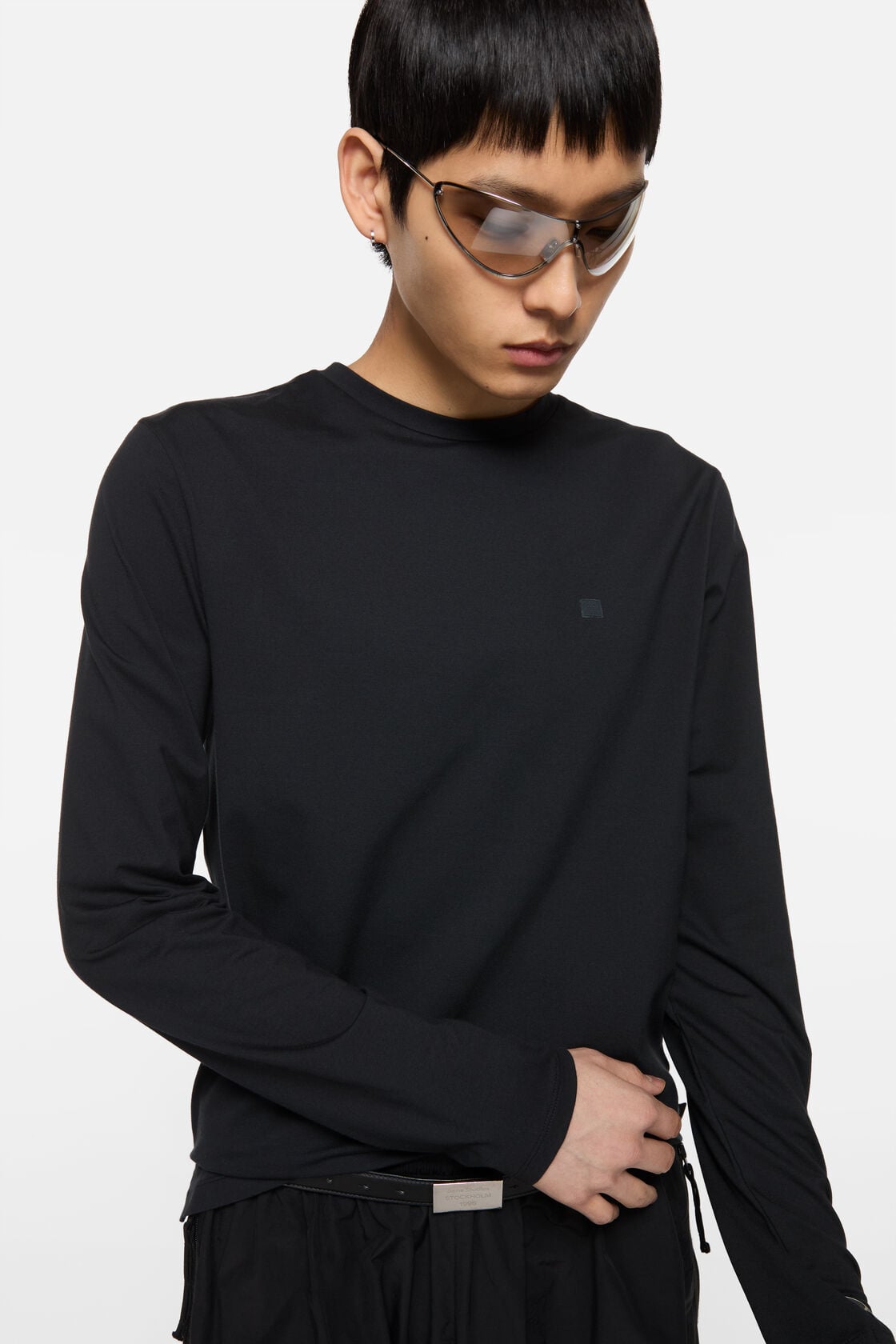 Long sleeve t-shirt - regular fit - Black