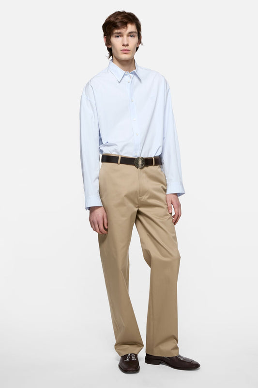 Button-up shirt with logo - Ice blue