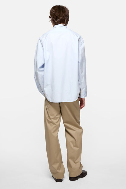 Button-up shirt with logo - Ice blue