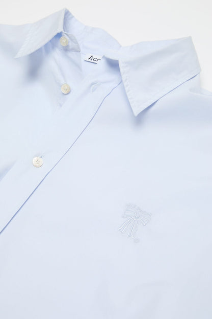 Button-up shirt with logo - Ice blue