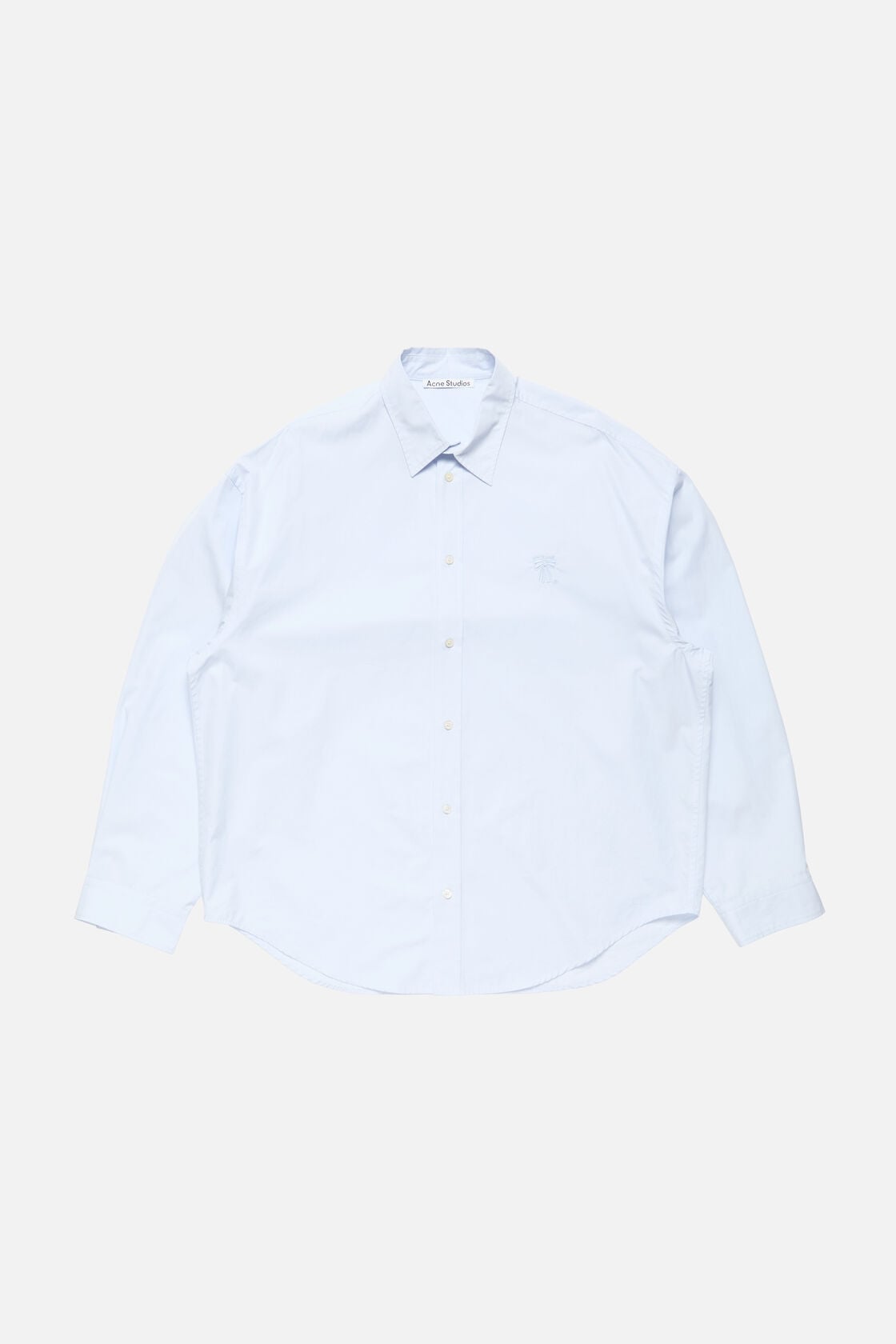 Button-up shirt with logo - Ice blue