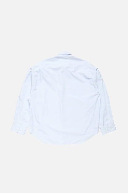 Button-up shirt with logo - Ice blue