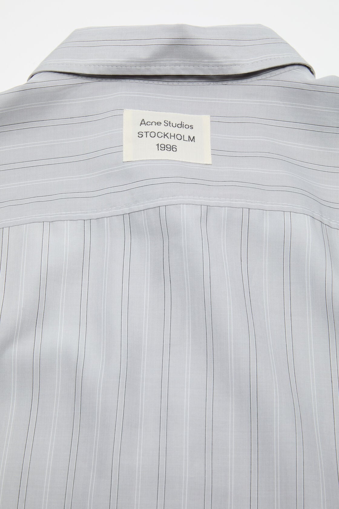 Striped button-up shirt - Grey/multi