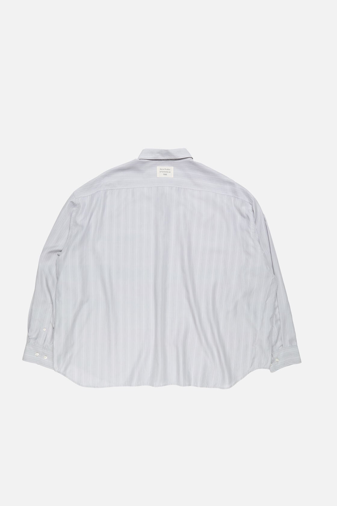 Striped button-up shirt - Grey/multi