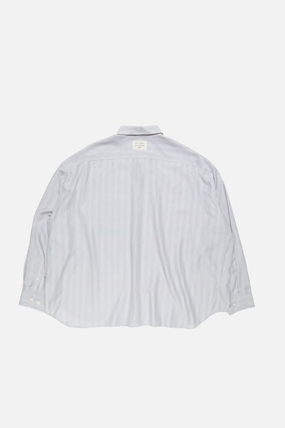 Striped button-up shirt - Grey/multi