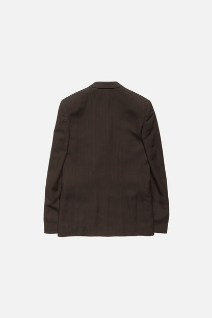 Double-breasted suit jacket - Chocolate brown