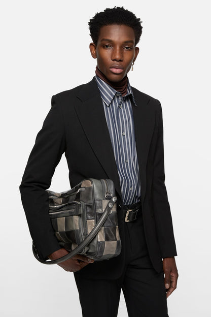 Fitted suit jacket - Black