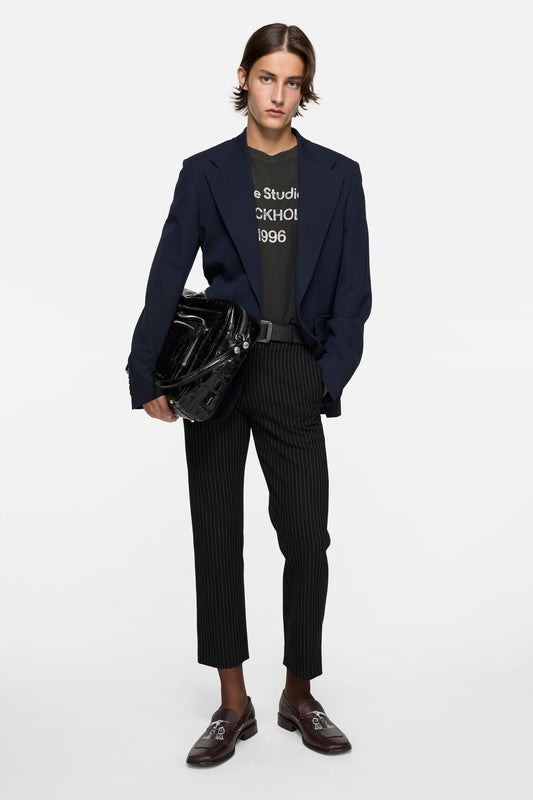 Fitted suit jacket - Navy