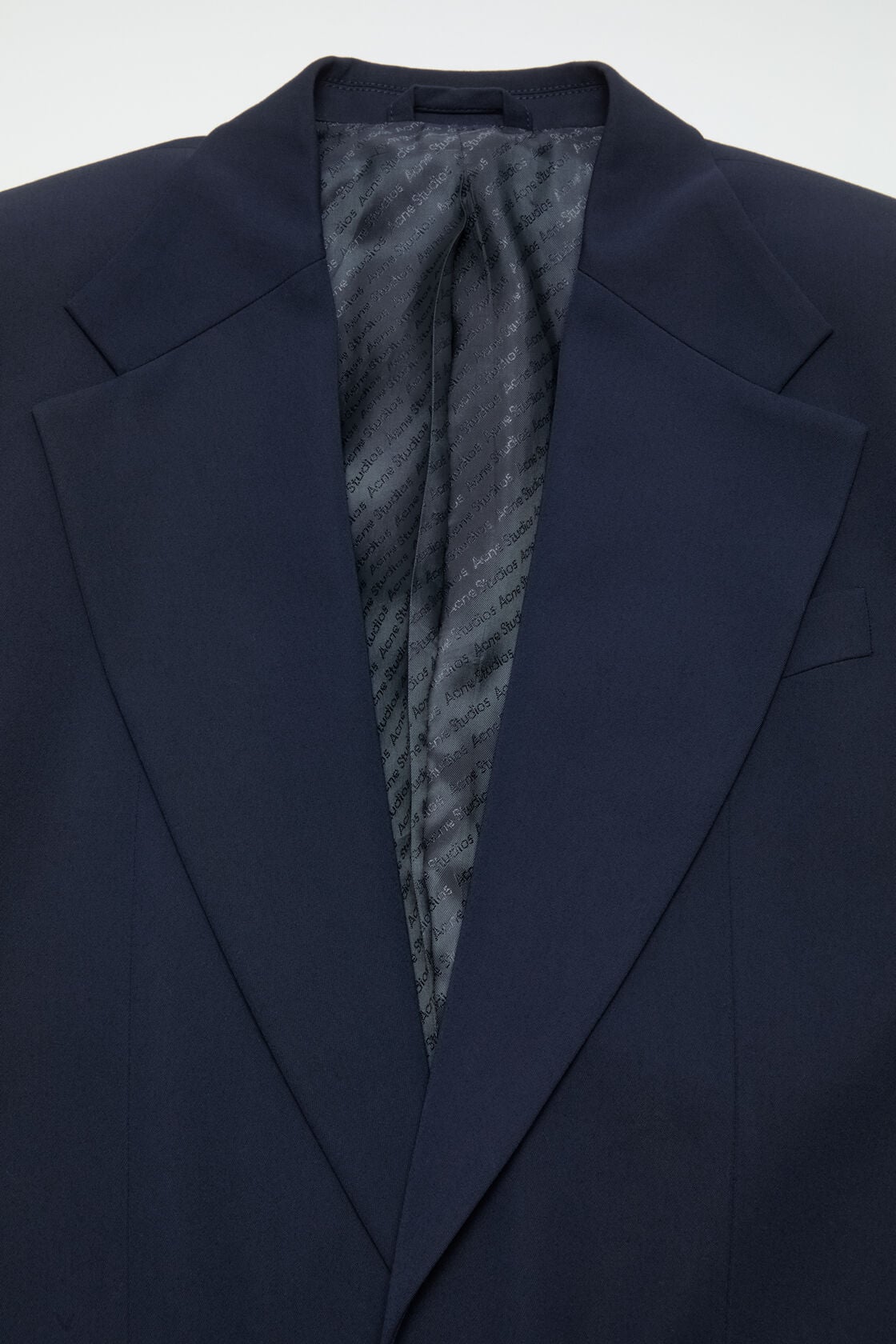 Fitted suit jacket - Navy