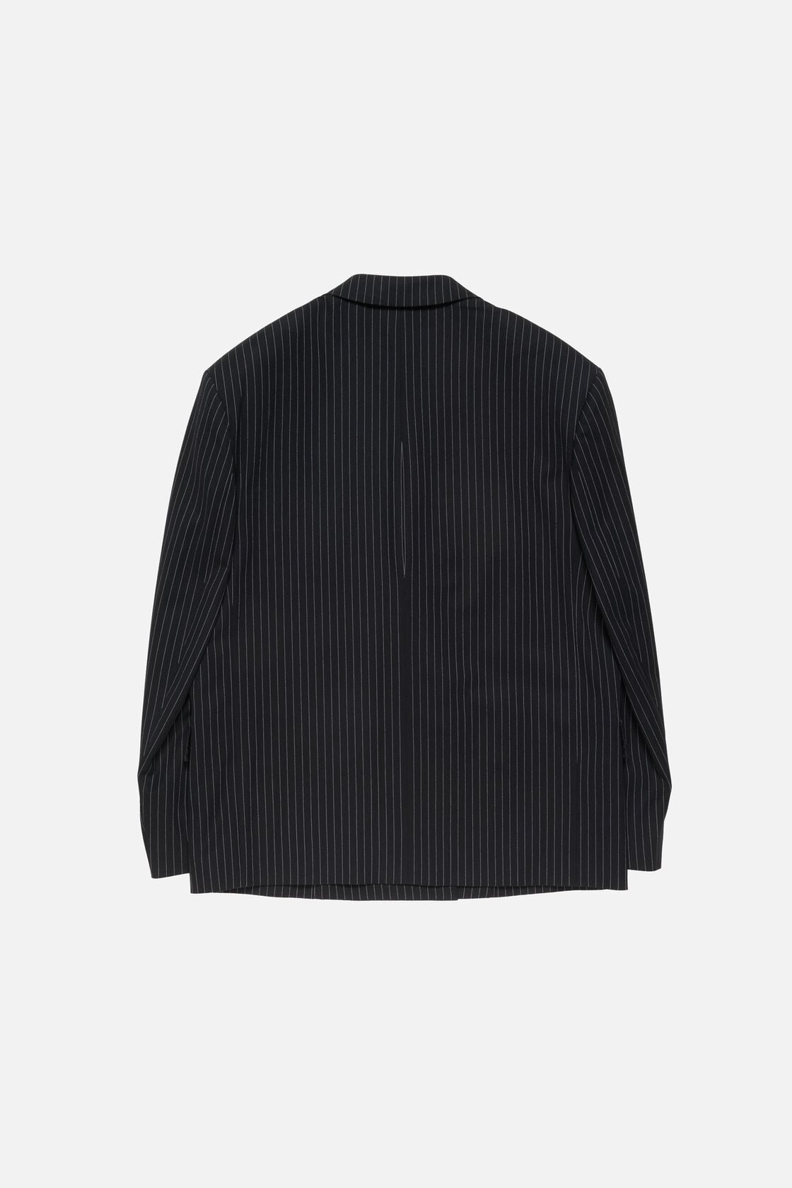 Double-breasted suit jacket - Navy/white