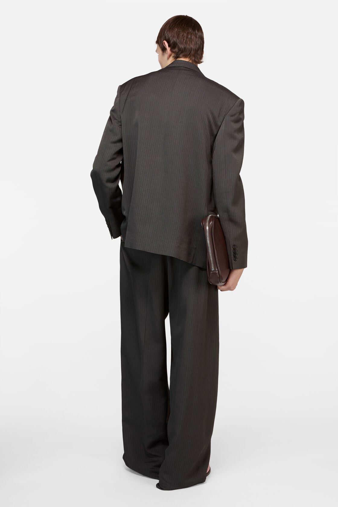 Double-breasted suit jacket - Grey