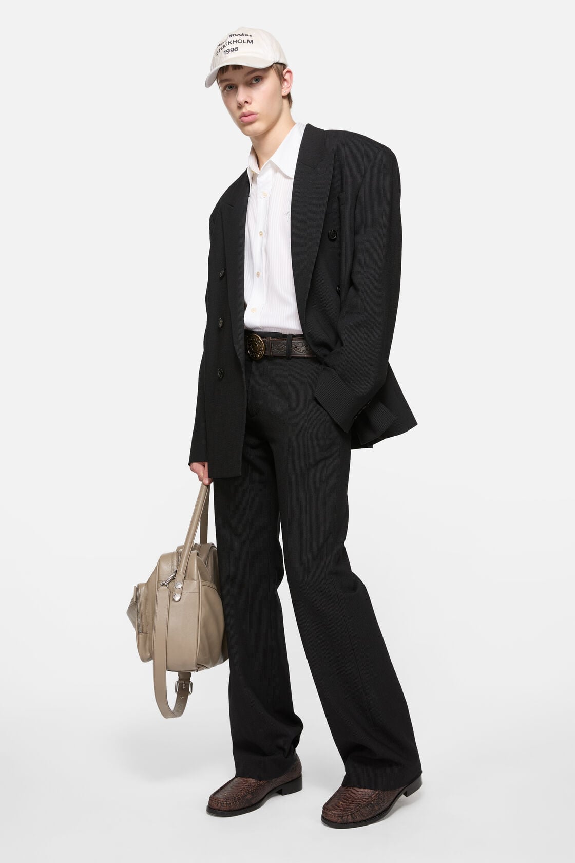Relaxed fit suit jacket - Black