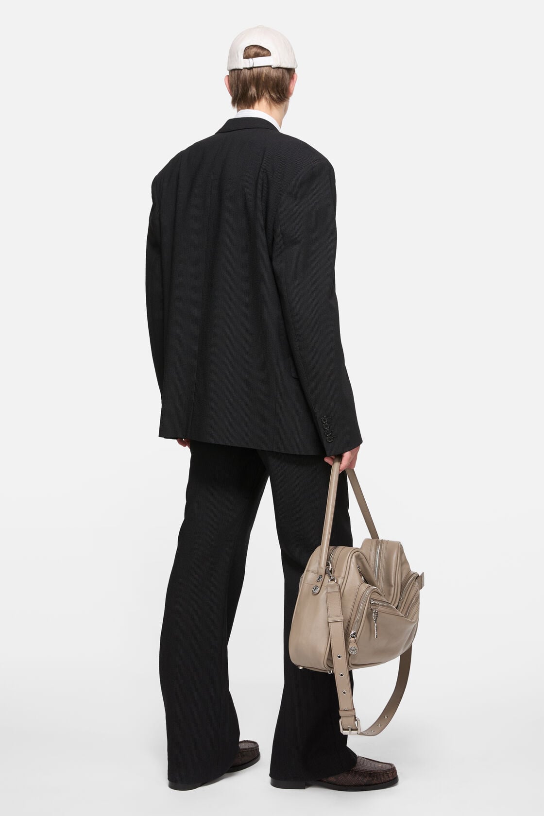 Relaxed fit suit jacket - Black