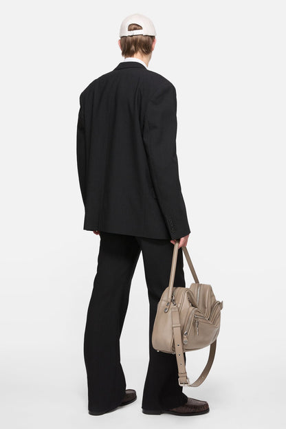 Relaxed fit suit jacket - Black