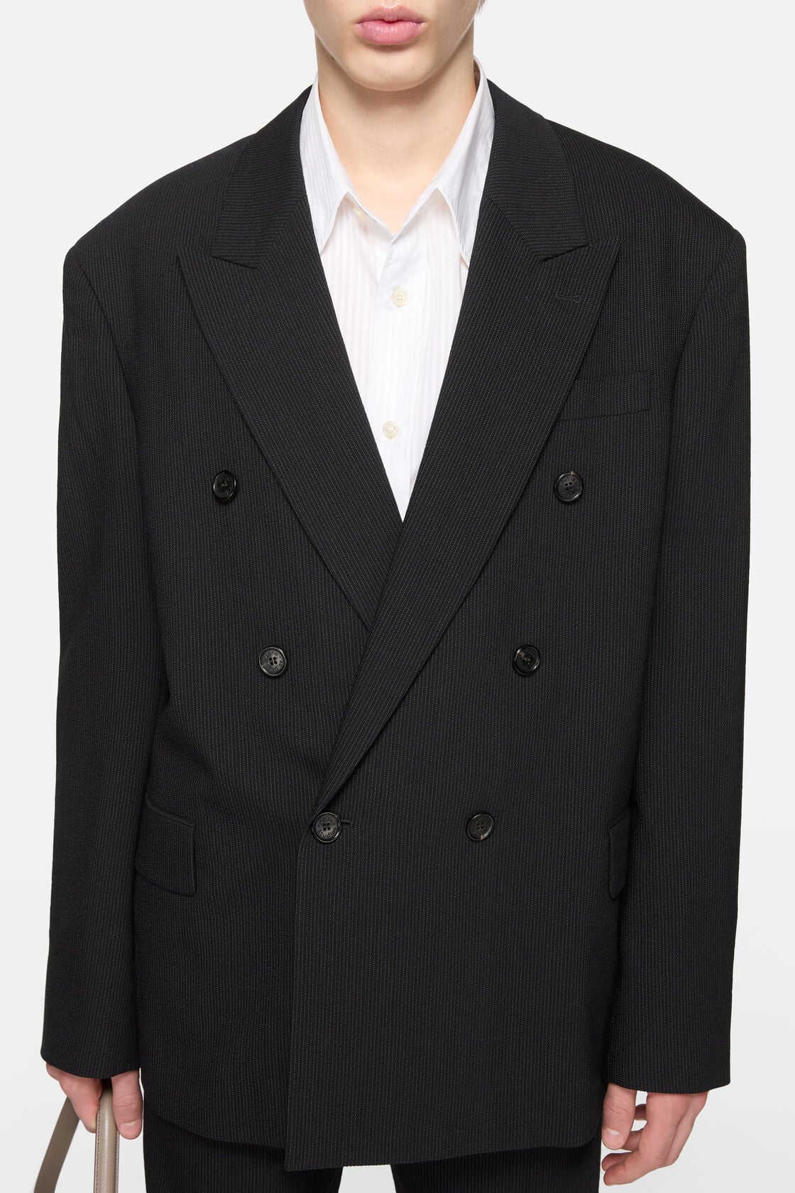 Relaxed fit suit jacket - Black