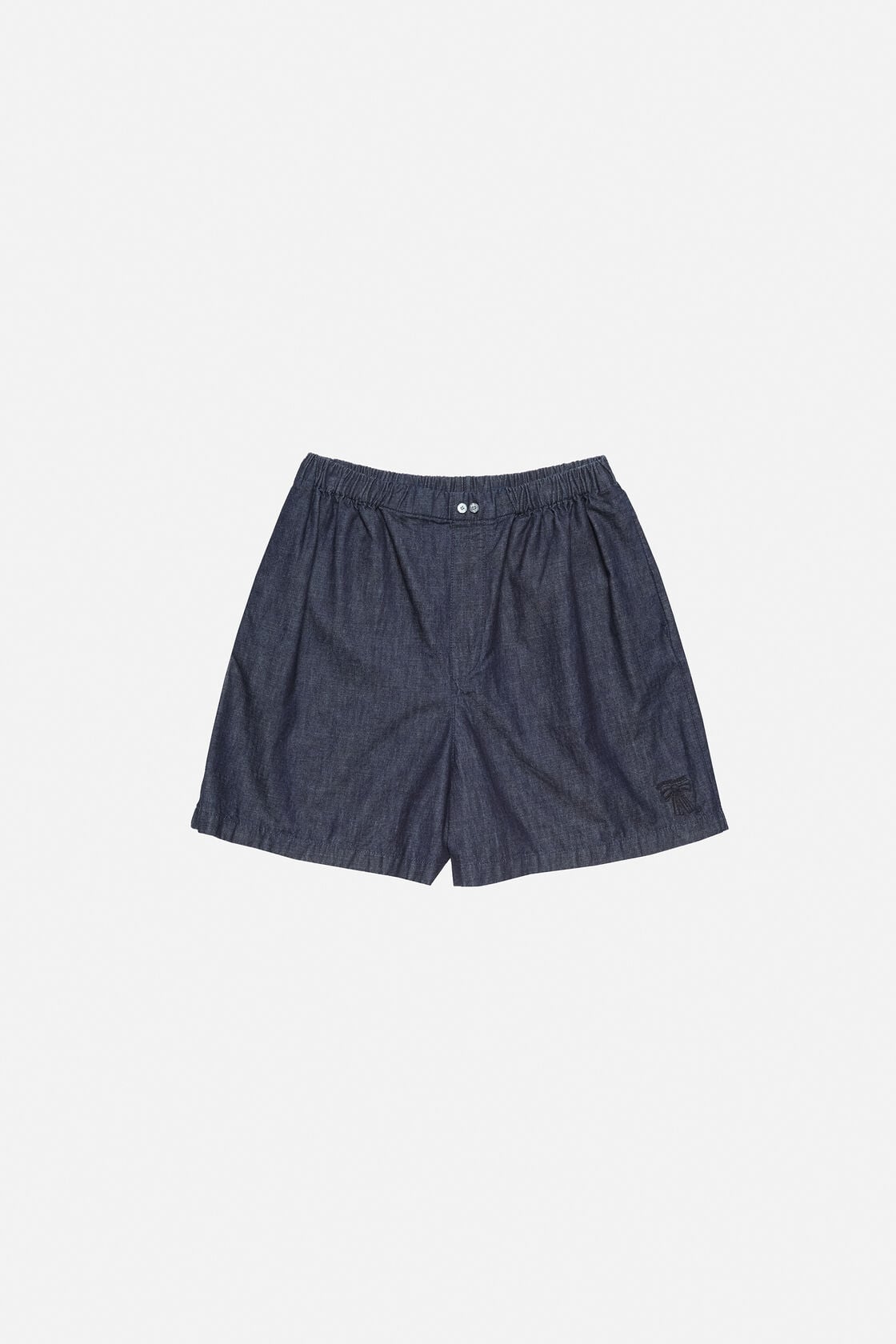 Casual denim shorts - Mid blue