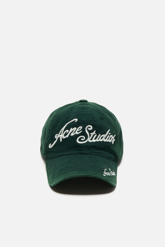 Embroidered logo cap - Dark green