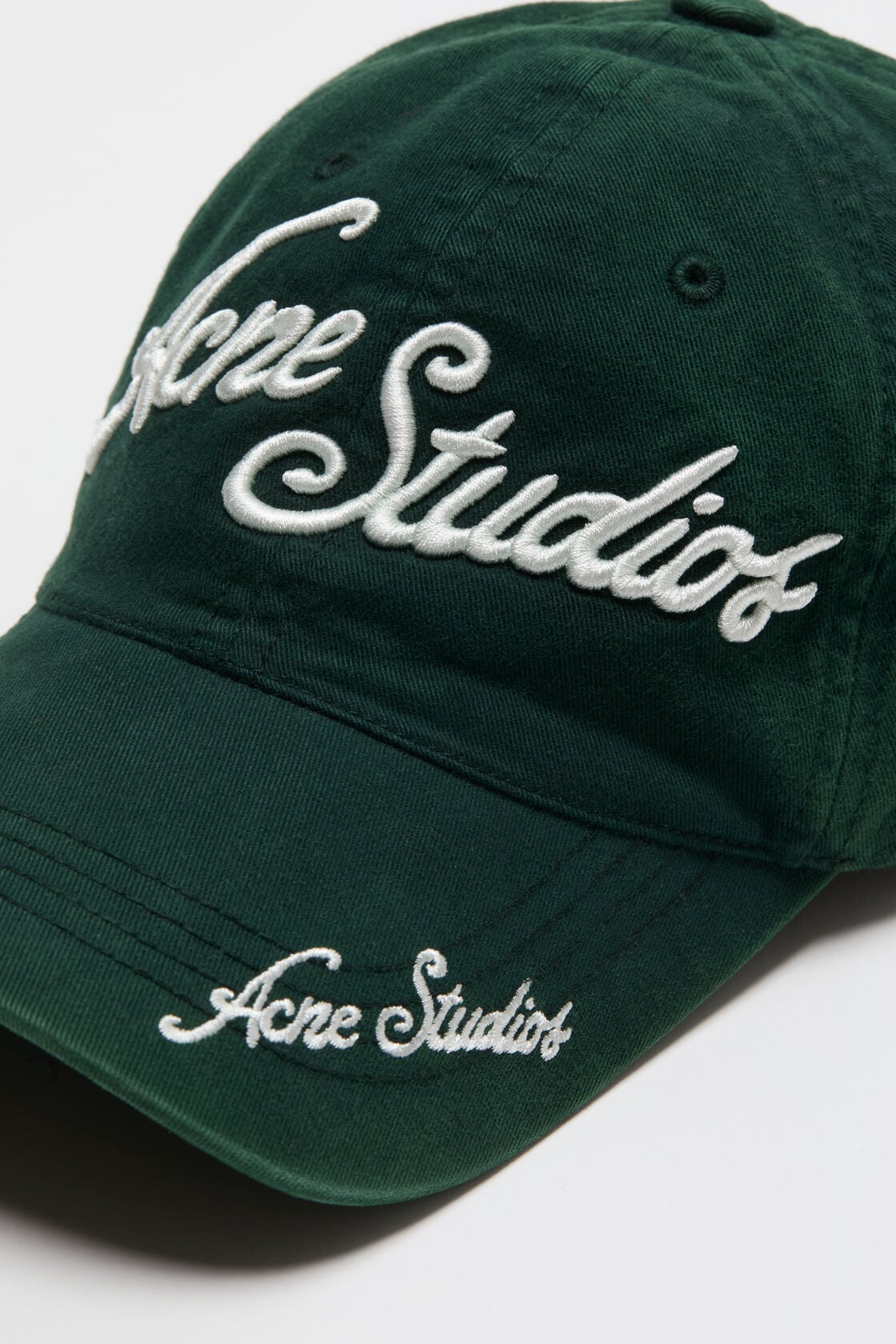 Embroidered logo cap - Dark green