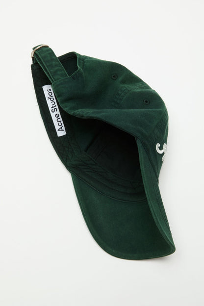 Embroidered logo cap - Dark green