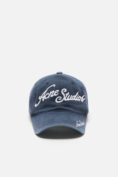 Embroidered logo cap - Deep blue