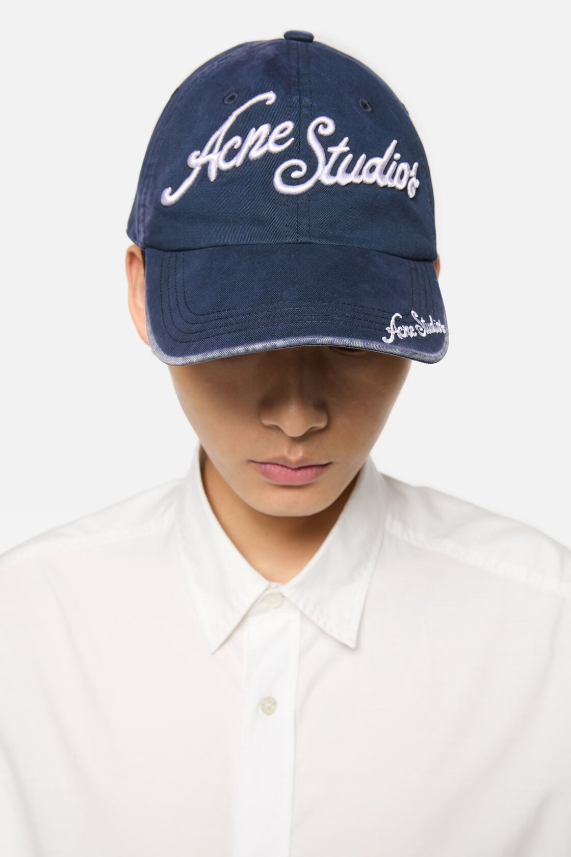 Embroidered logo cap - Deep blue