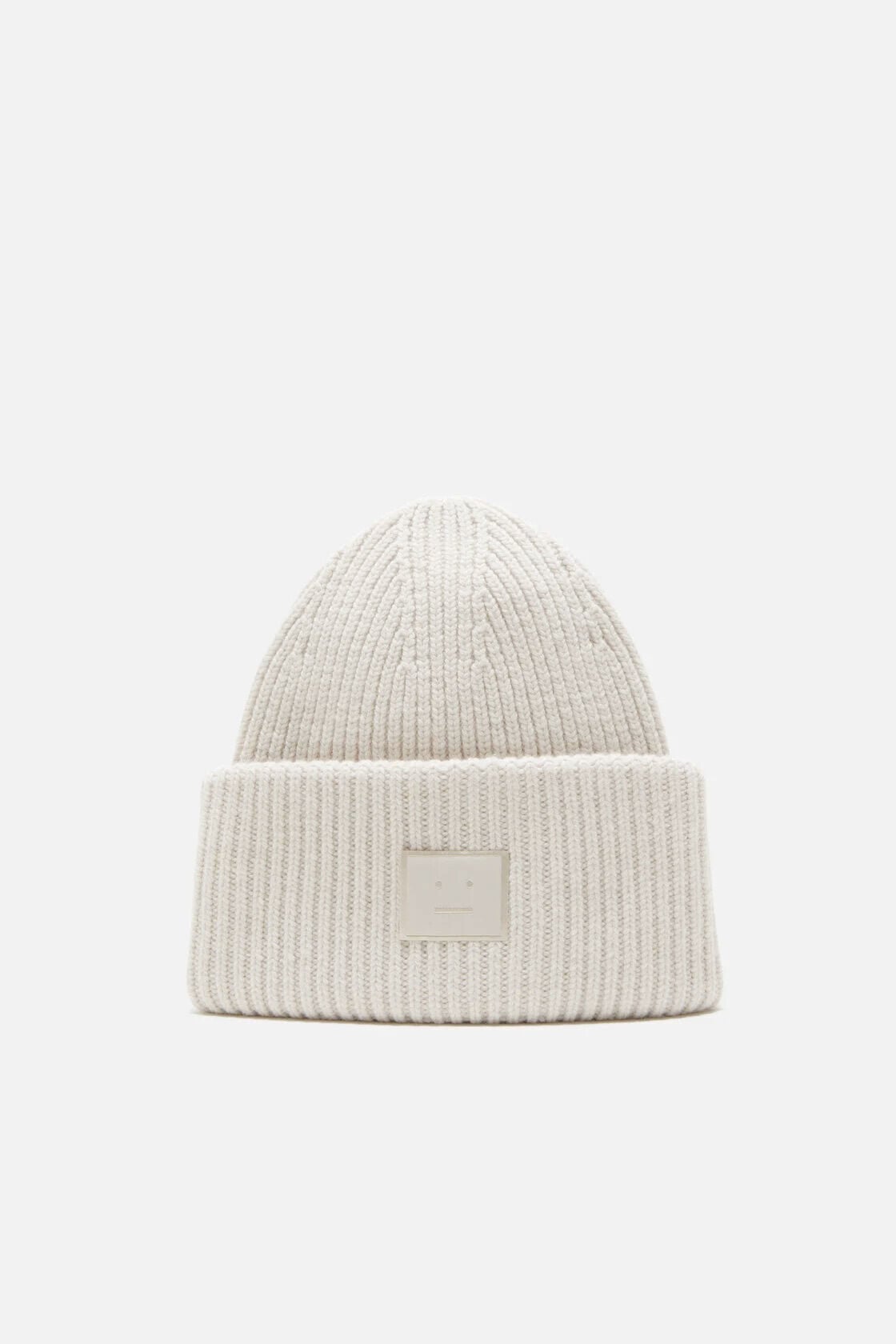 Large face logo beanie - Yak - Light grey