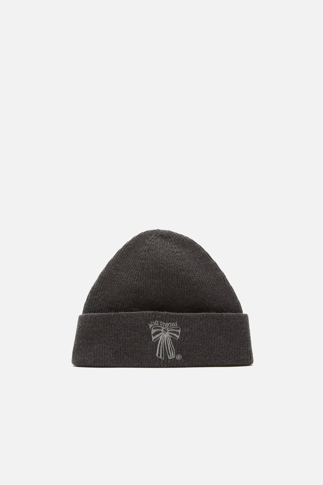 Merino wool beanie - Anthracite grey