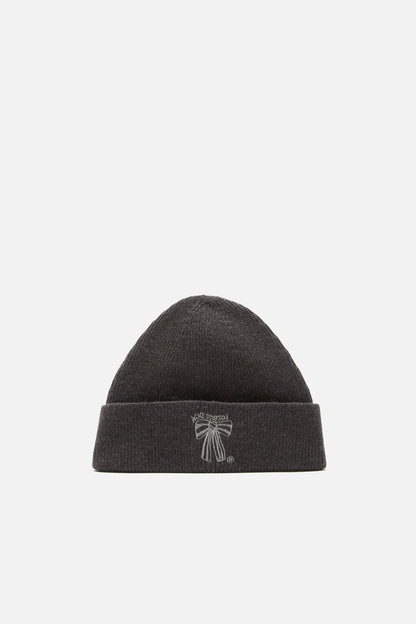 Merino wool beanie - Anthracite grey