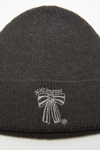 Merino wool beanie - Anthracite grey