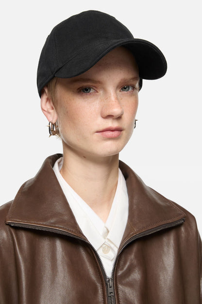Twill logo cap - Black