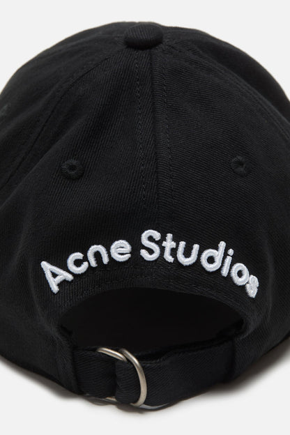Twill logo cap - Black