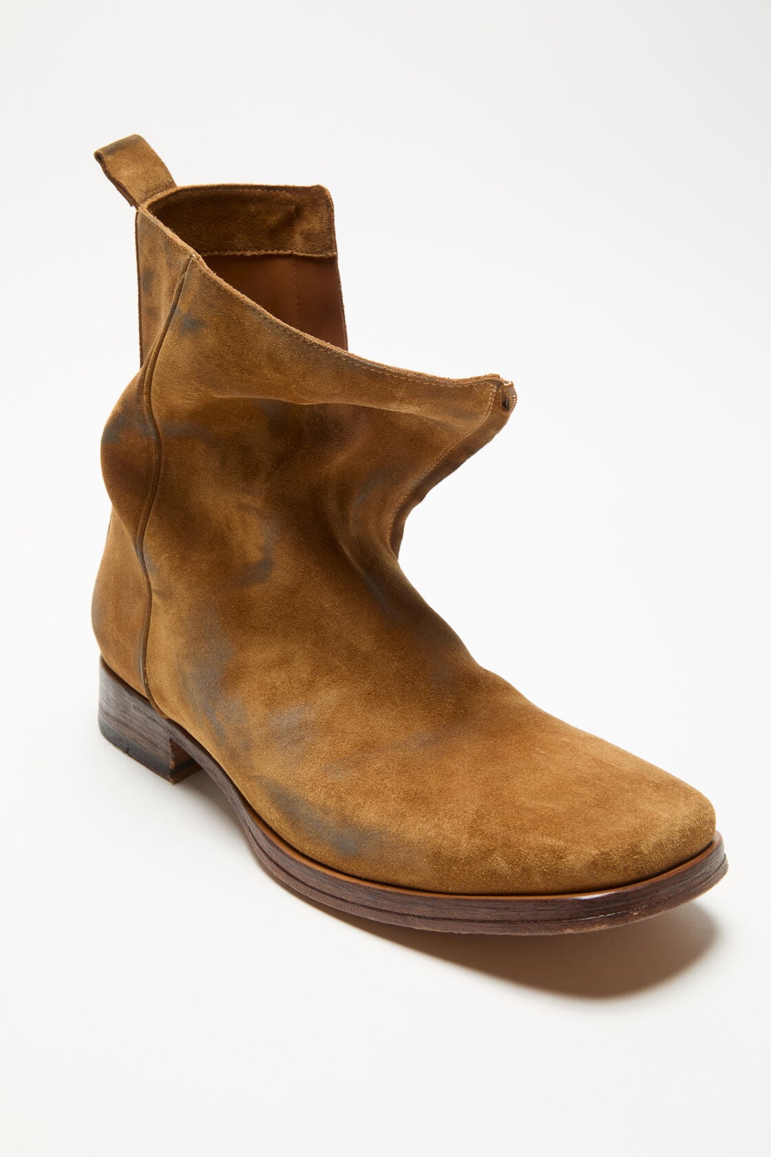 Suede ankle boots - Sand beige
