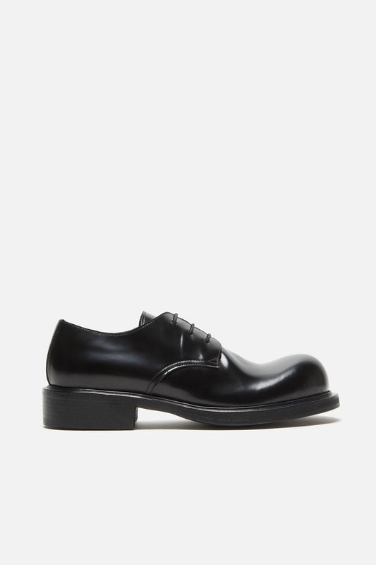 Lace-up leather shoes - Black
