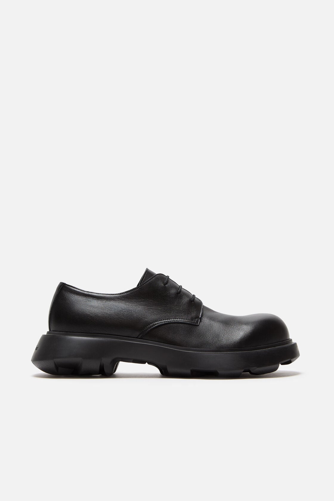 Leather lace-up shoes - Black