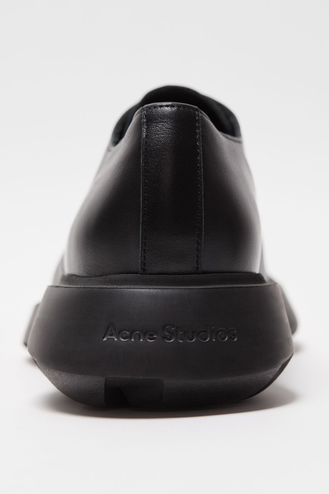 Leather lace-up shoes - Black