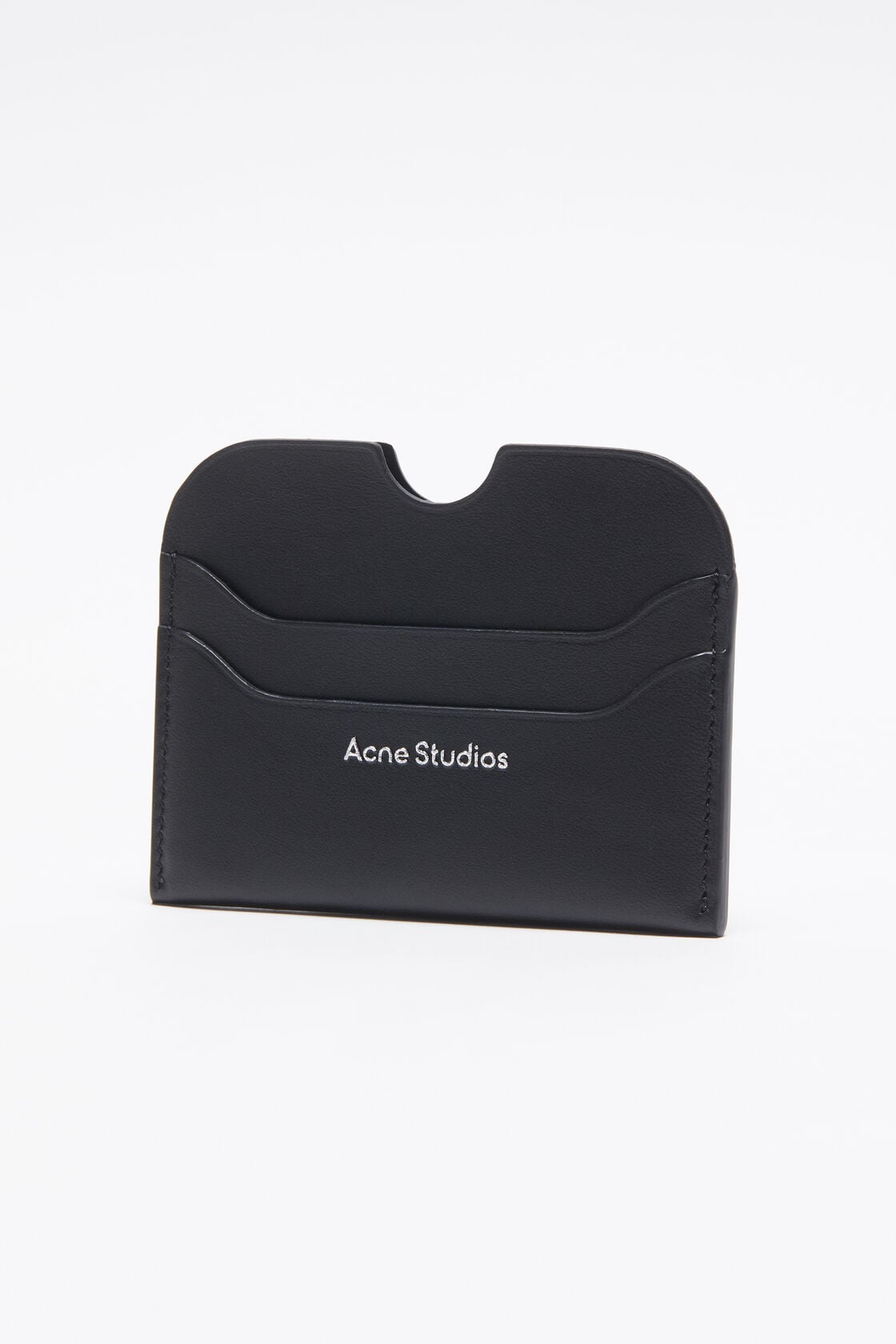 Leather card holder - Black