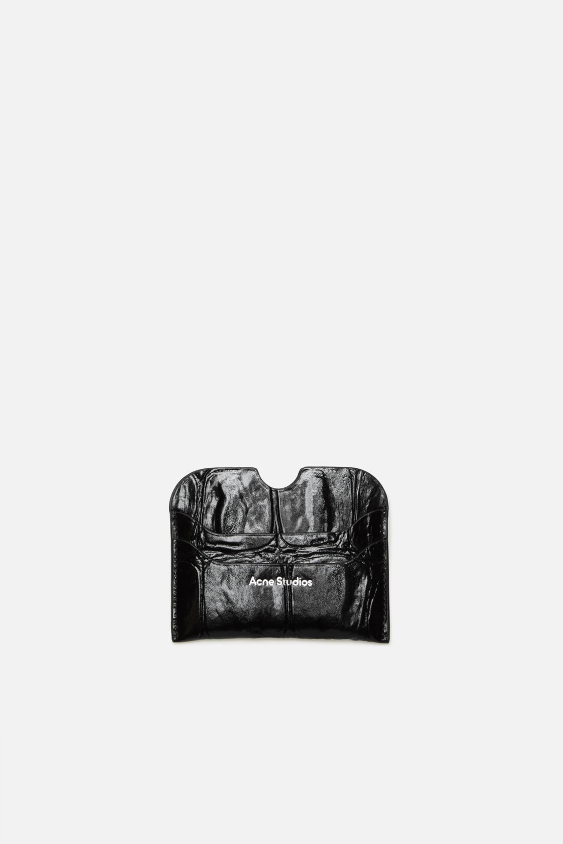 Leather card holder - Black
