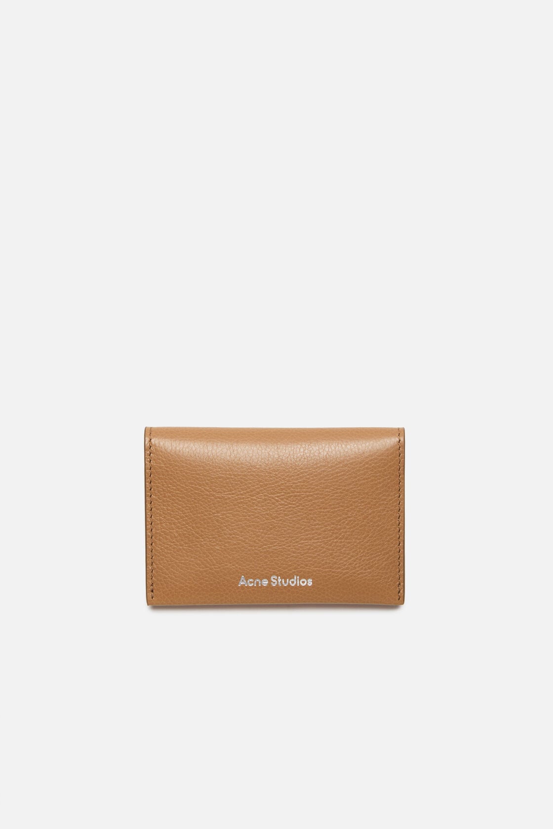 Folded card holder - Caramel brown