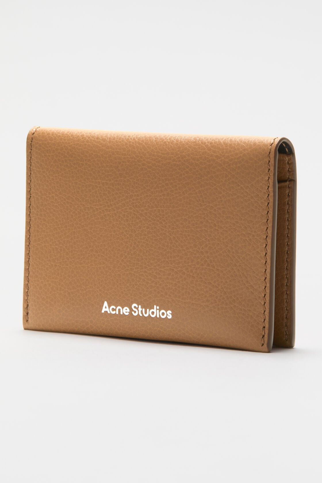 Folded card holder - Caramel brown